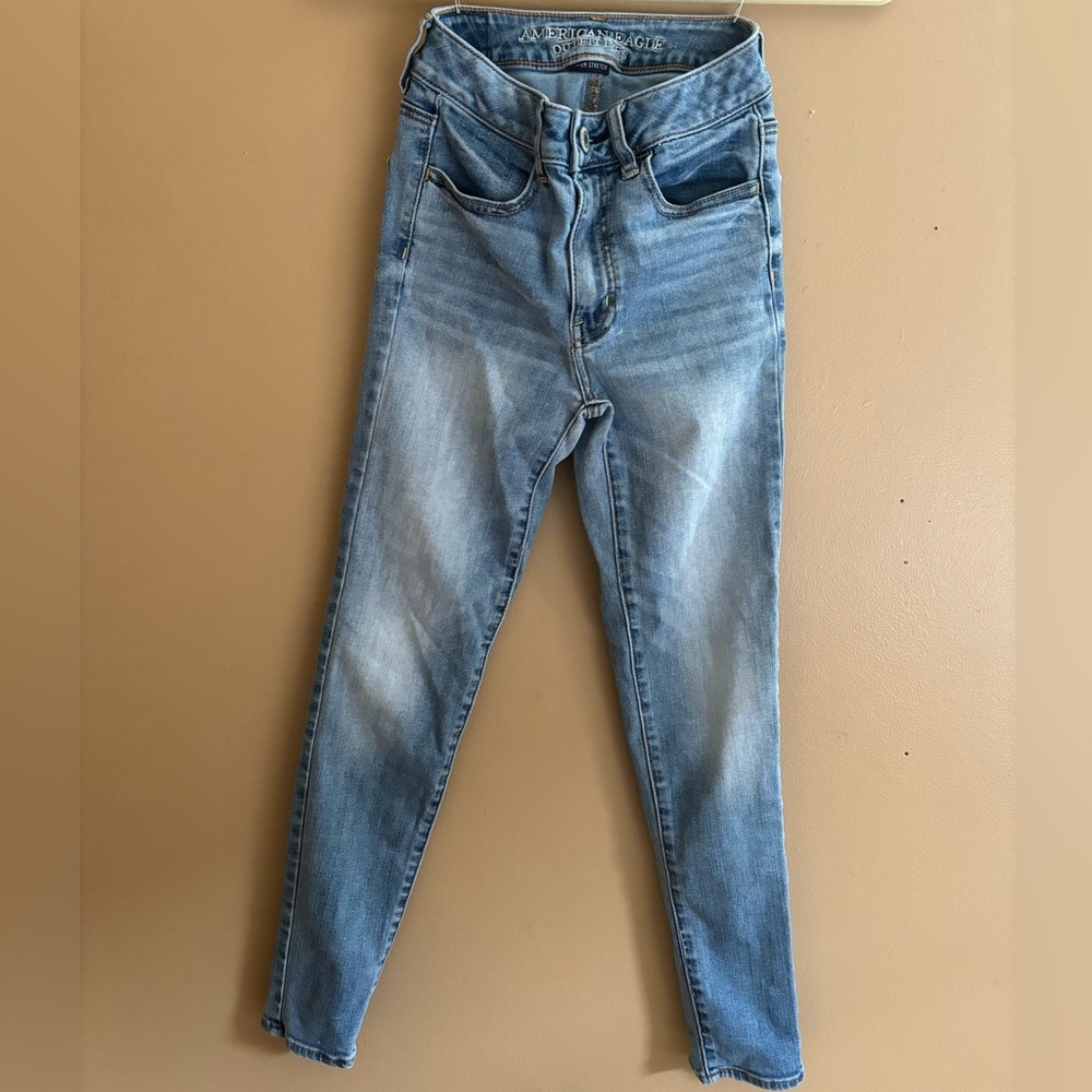AEO High Rise Skinny Jeans